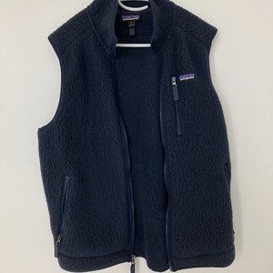 Patagonia blue Pile Fleece Vest size M (good condition)